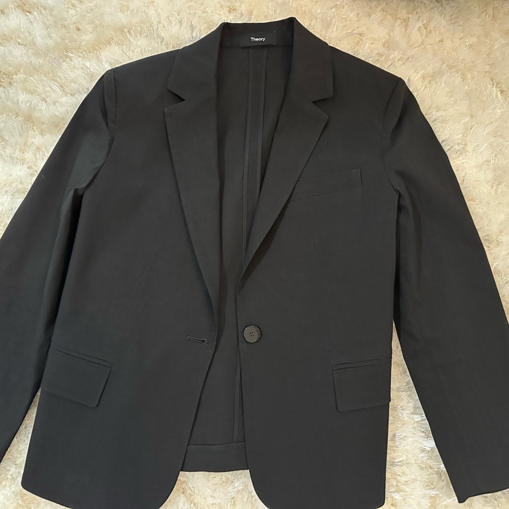 Theory Black Blazer